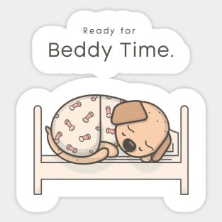 Ready for Beddy Time Sticker